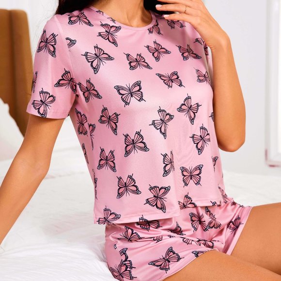 Butterfly Print Lounge Set & Sleepwear - Picture 7 of 7